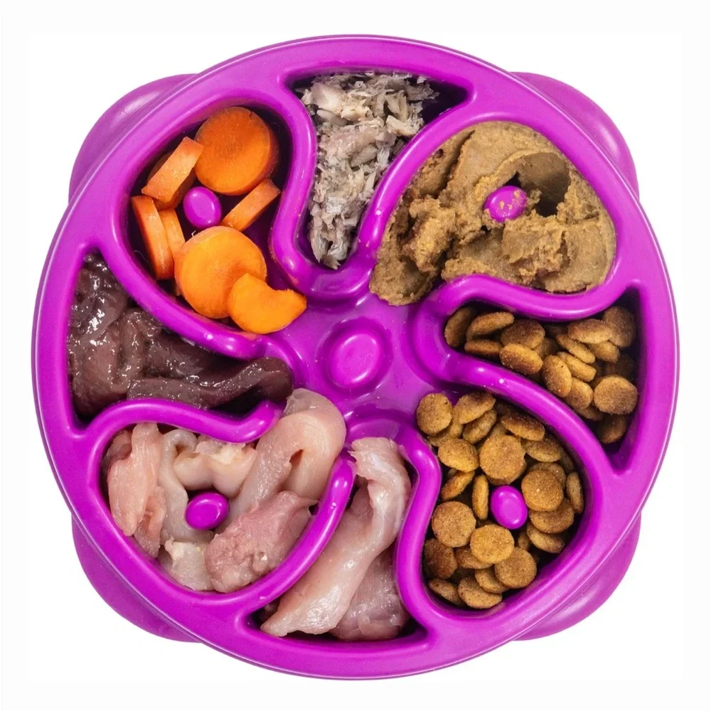 Outward Hound Slow-Feeder Interactive Dog Bowl, 2 cup